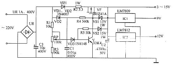 場效管直流穩(wěn)壓電路圖 場效管直流穩(wěn)壓電路圖