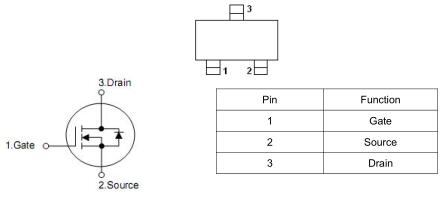 N溝道mos管 KIA2302 3A20V N溝道mos管 KIA2302 3A20V