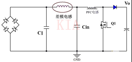 EMC加差模電感抑制開(kāi)關(guān)電源的噪聲進(jìn)入電網(wǎng)-KIA MOS管