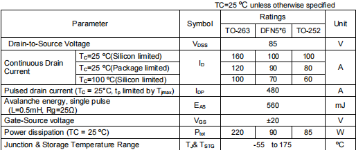 儲能電源保護板,KCX3008A參數
