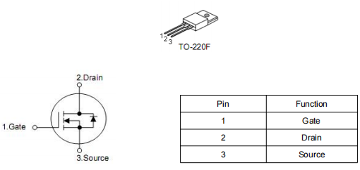 12n65場效應管參數代換,12n65場效應管引腳圖-KIA MOS管