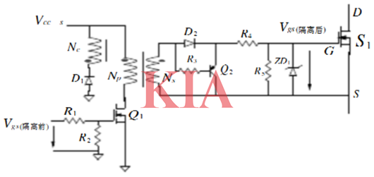 變壓器隔離驅(qū)動電路