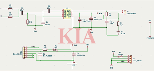 藍牙音箱電路,原理