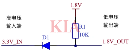 二極管電平轉(zhuǎn)換電路
