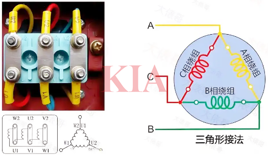 三相電動機,接線方法