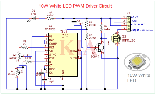 pwm調光電路,led
