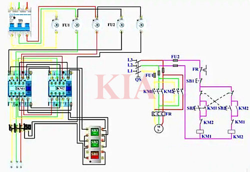 電機正反轉控制接線
